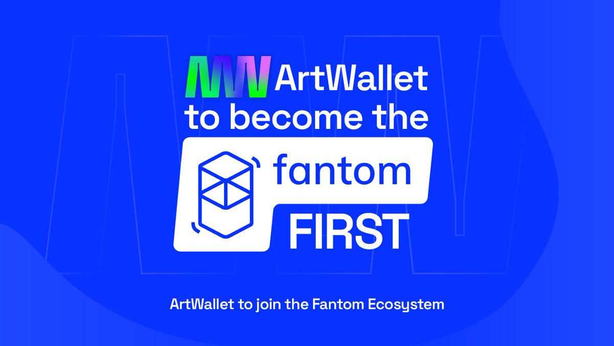 art_wallet's tweet image. ArtWallet is now the @FantomFDN First! 💥💥

#ArtWallet joins the rapidly growing #Fantom Ecosystem to become the ultimate part of Fantom #NFTspace. 

Don&apos;t wait out and find more details now👉🏼 art-wallet.medium.com/artwallet-to-b…