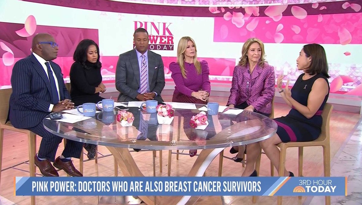Did you catch @3rdHourTODAY? @DrMarisaWeiss shared her advice for patients after a #breastcancer diagnosis: Ask your doctor, what is the extent and nature of the problem in my own unique situation so that we can work together to develop a treatment plan that's tailored for me?