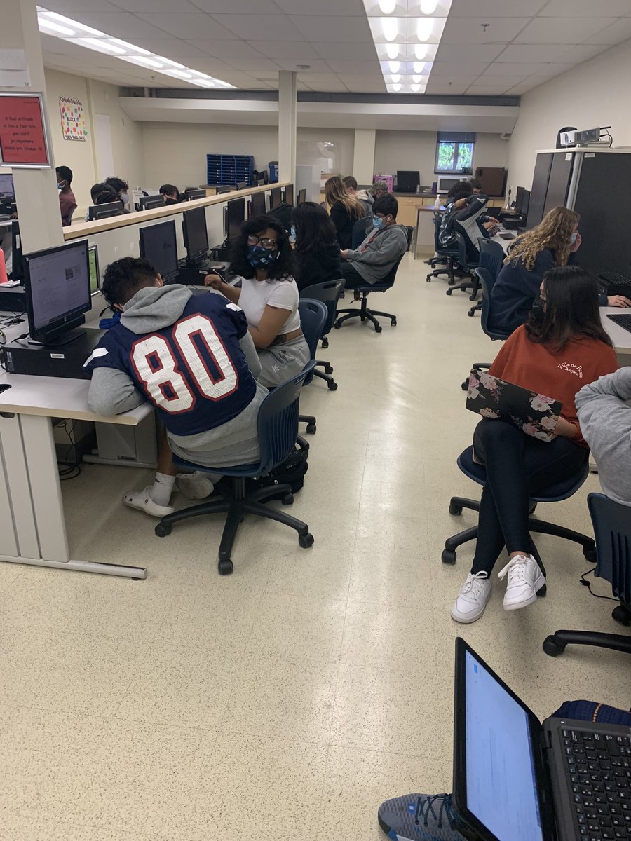 Econ and Personal Finance Students collaborating on Post Secondary Options inspiring each other to reach for their goals!