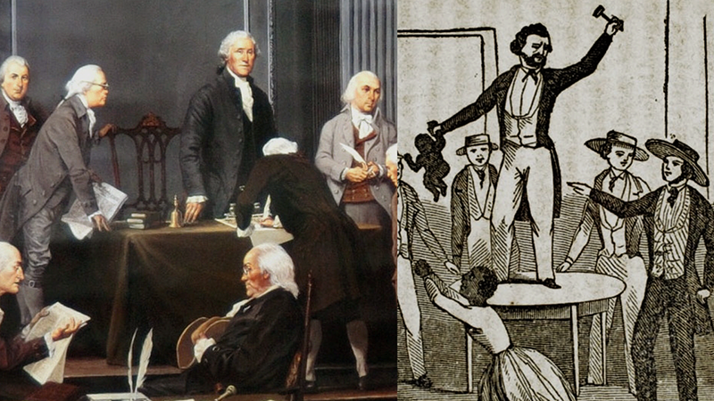 USNatArchives's tweet photo. Join us online today, Thursday, Oct 21 at 1 pm ET, as scholars discuss the question of why the framers of the #Constitution included protections for slavery. The panel will look at the 1787 debates and compromises, as well as present-day controversies.

https://t.co/cupTYoGMjZ https://t.co/taOSxDrHhe