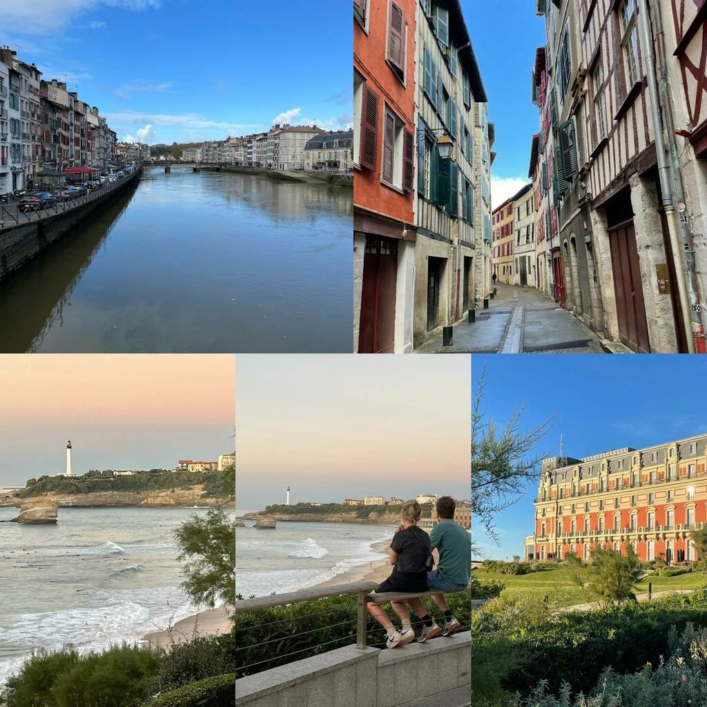 gillespudlowski's tweet photo. Bayonne et Biarritz : dernières cartes postales du #paysbasque @visitbayonne @biarritztourisme @paysbasque_tourisme @chic6464 #bayonne #biarritz #biarritzinlove #paysbasqueforever https://t.co/u0QJeB1V4K https://t.co/DHoYppgazN