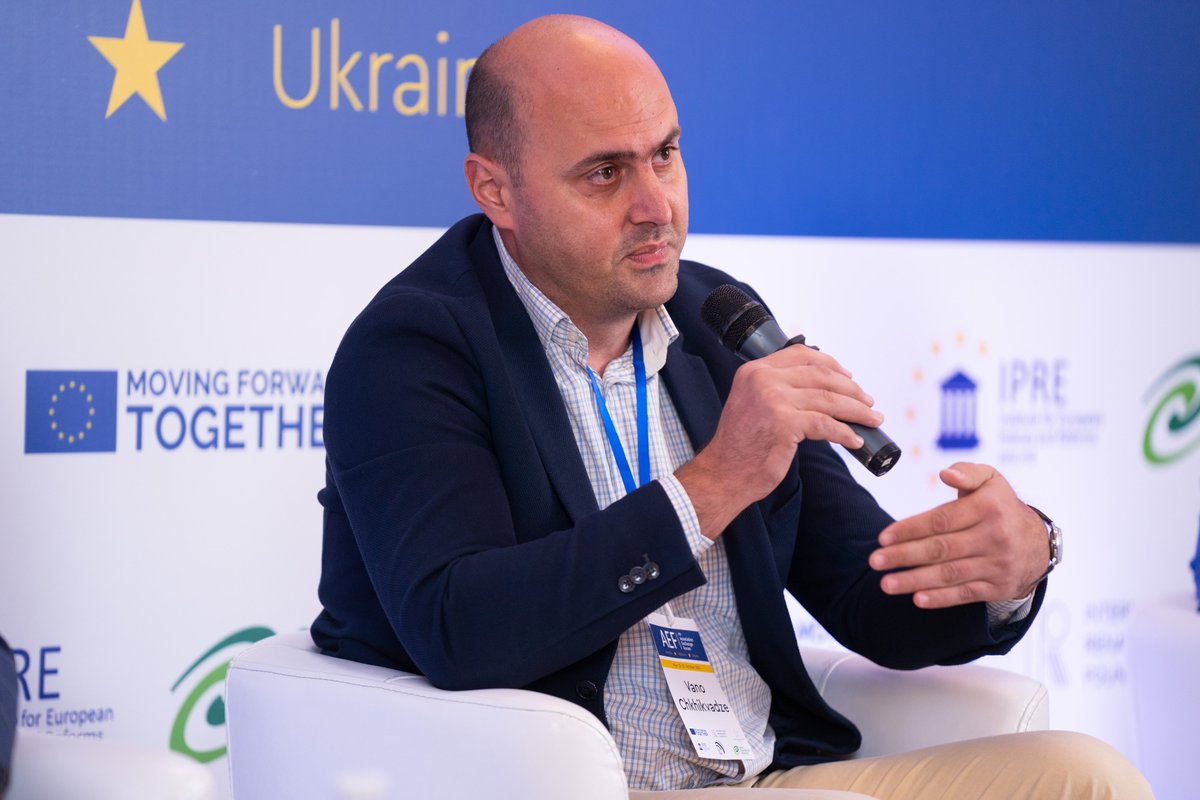 NEC_Ukraine's tweet photo. @IvaneChkhikvadz, EU Integration Program Manager at Open Society Foundation Georgia

The progress in Georgia has been uneven. There are fields where we see tangible progress, but there are also fields where we don't see much progress at all.  @IvaneChkhikvadz
#EUassociationTRIO https://t.co/FZTNaWAFAu
