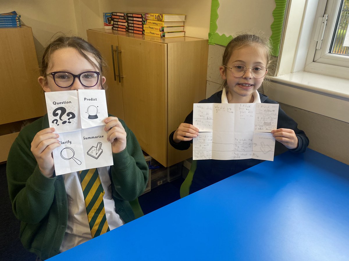 MissCalderKPS's tweet photo. Primary 4b have really enjoyed taking part in @MarionCochrane1’s Reciprocal Reading lessons. We loved today’s story ‘The Tunnel’ for our summarising lesson and were able to use all four strategies successfully throughout 🌟📖🔍✏️ @KnightsridgePr1 https://t.co/JaX3Fi4uGM