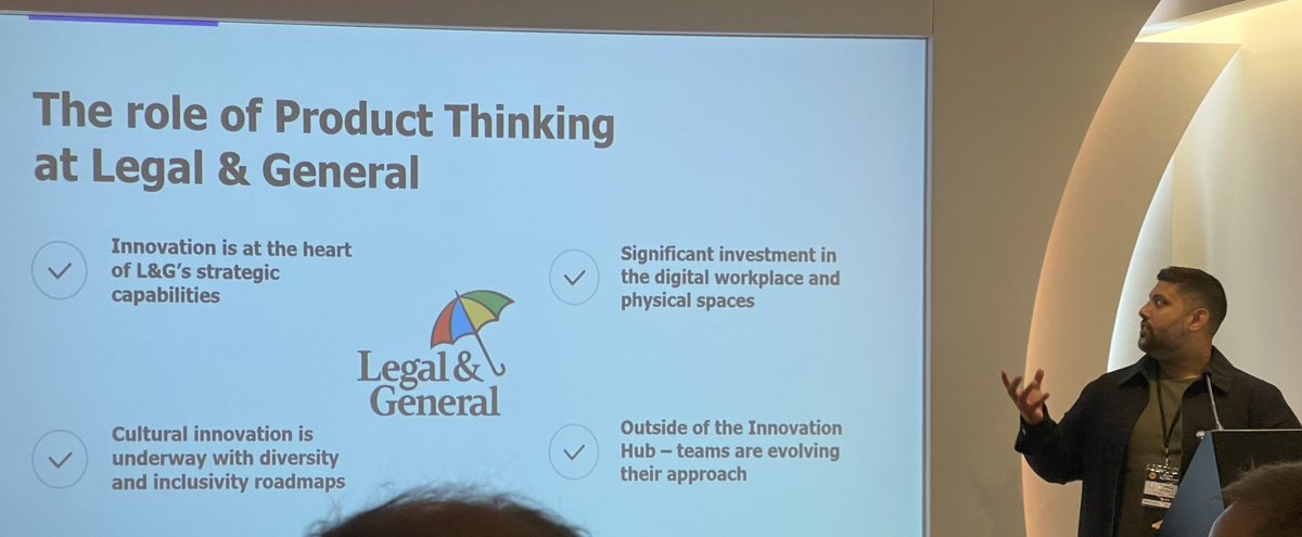 ChandeepKhosa's tweet photo. Very insightful takeaways from @TMaonah, Digital Product Lead at @landg_group with his talk on #DigitalTransformation &amp; The Future of Work #DIGTRA https://t.co/4OihM6u8Fe