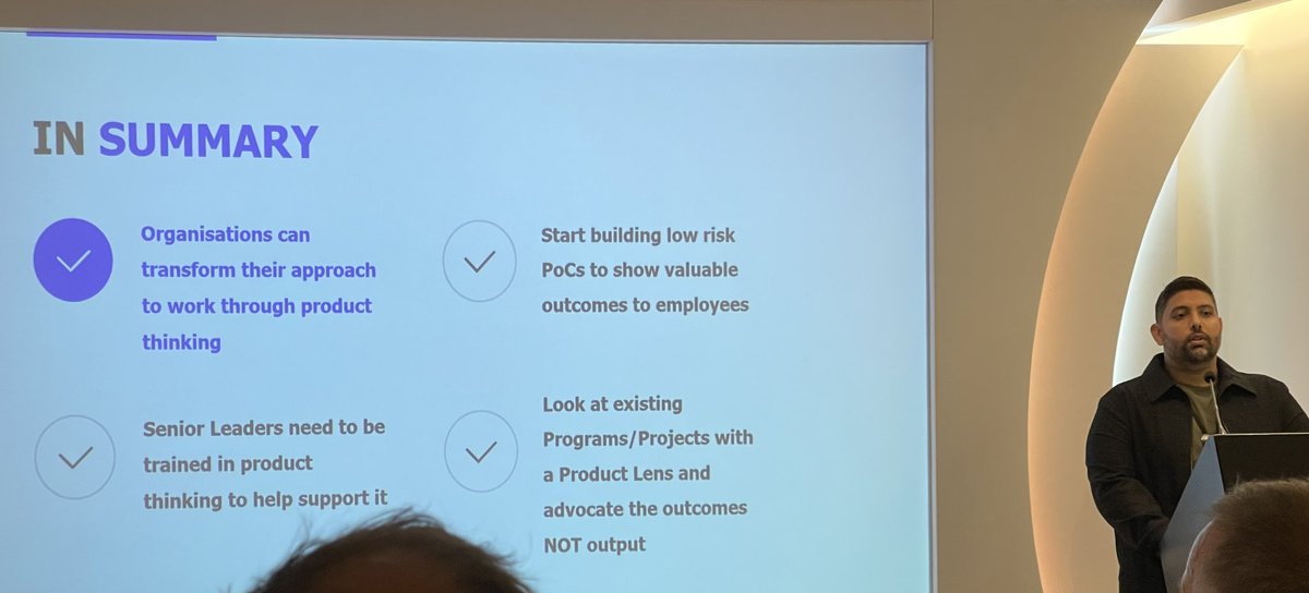 ChandeepKhosa's tweet photo. Very insightful takeaways from @TMaonah, Digital Product Lead at @landg_group with his talk on #DigitalTransformation &amp; The Future of Work #DIGTRA https://t.co/4OihM6u8Fe