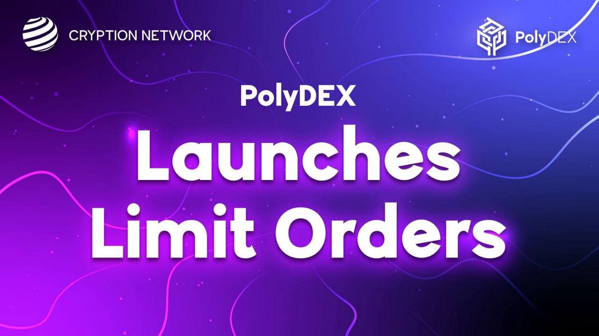Polydex_'s tweet image. We’re pleased to announce the launch of our new function on PolyDEX, the &quot;Limit Orders&quot;, a user-friendly tool!🔥

✅ Read more about it: bit.ly/2XyHE0R

PolyDEX users can place limit orders to buy or sell a token, powered by @gelatonetwork. 🥳

$CNT #PolyDex #LimitOrders