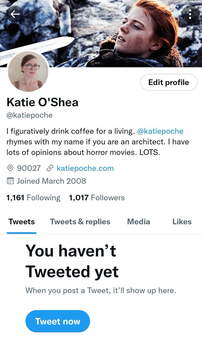 I haven't tweeted yet?! What's happening.