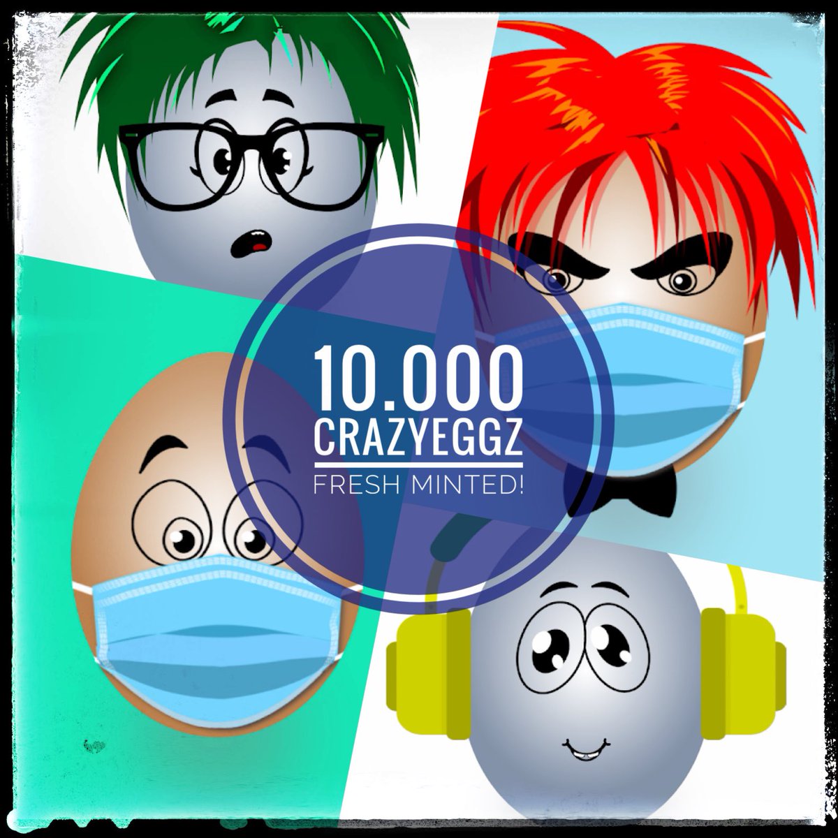 CryptoCerox's tweet photo. 🚨Stay tuned for the big giveaway🚨 we celebrate the launch of 10.000 #crazyeggz. Promo will start next days!
Follow 👣
#NFT #NFTCommunity #NFTs #NFTcollector #NFTart #NFTartist #NFTdrop #NFTcollectibles #Ethereum #Bitcoin #Crypto #CryptoArt #NFTProject #opensea #NFTGiveaway https://t.co/iqateVxlhb
