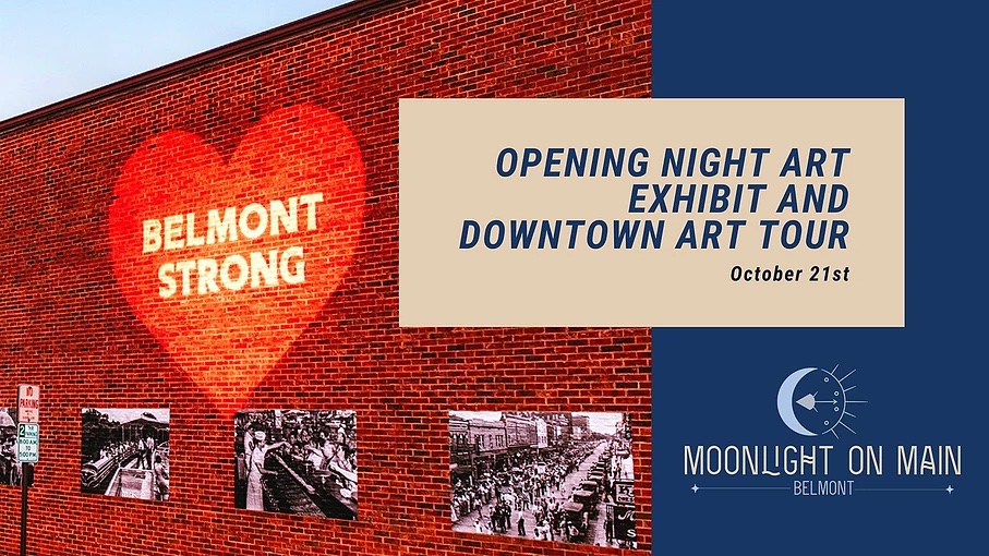 gogastonnc's tweet photo. Join us TONIGHT for the Moonlight on Main opening art gallery.
https://t.co/GksD8qMR6p
#moonlightonmain, Belmont Main Street / Downtown Belmont Development Assoc., https://t.co/faVqqZlLGV
