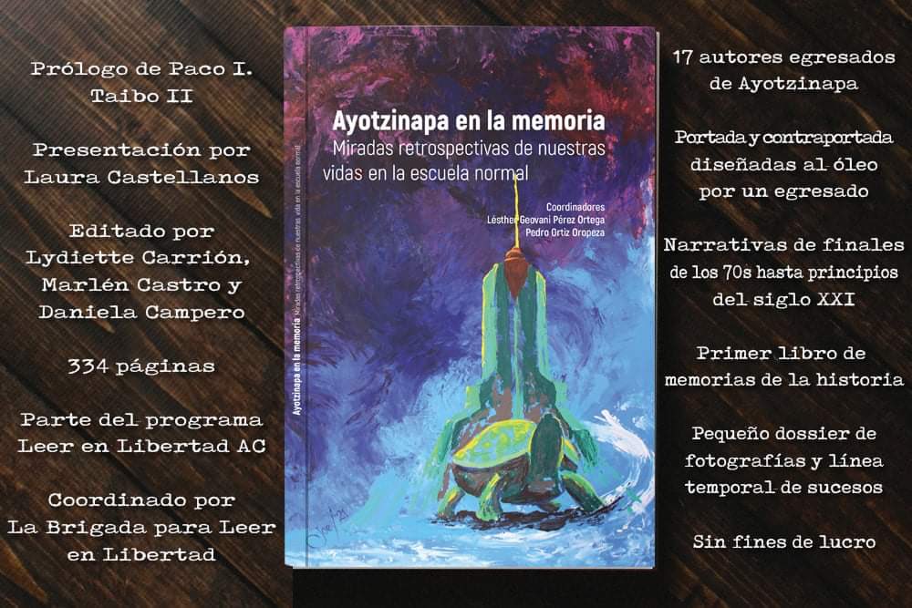 Se acuerdan que hace unos meses los anduve espameando con unas memorias de ex alumnos de #Ayotzinapa que andaba editando? Pues ya llegó! Ya está aquí!