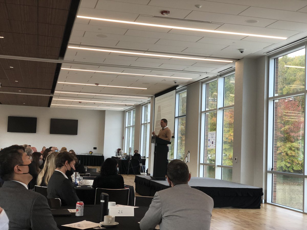 Scott Simpson of <a href="/Veracode/">Veracode</a> kicking off the inaugural Cyber Summit conference <a href="/appstate/">Appalachian State</a> We are in person and it’s great!