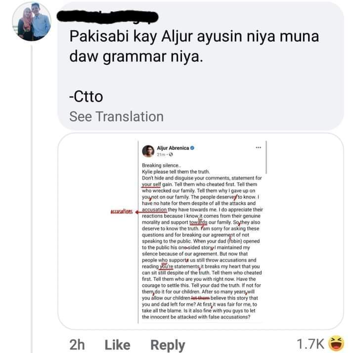 IAmRyanKen's tweet photo. are afraid to post or express their sentiments in English because of ‘shame’ culture!😔
@iamAJabrenica #AljurAbrenica https://t.co/O7inZKaJ69