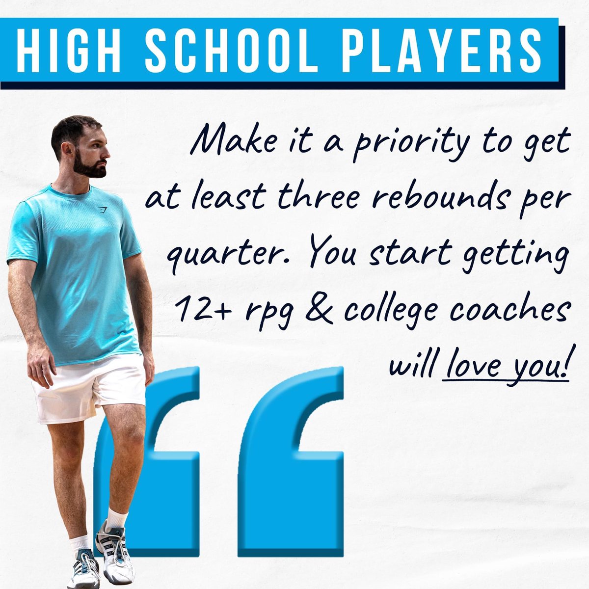 TylerThielges's tweet photo. I hate selfish play… except when it comes to the boards. Go get yours! @PureSweat @DrewHanlen https://t.co/x4N1c5Bk1b