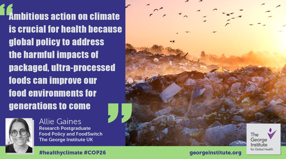 We call on industry to move away from food processing practices that damage the #environment and undermine #humanhealth

Ahead of #COP26, read our call to action to govts and other stakeholders: georgeinstitute.org.uk/news/the-georg…

<a href="/alliegaines16/">alliegaines</a> <a href="/georgeinstitute/">The George Institute for Global Health</a> <a href="/BruceNeal1/">Bruce Neal</a> #TGIimpact