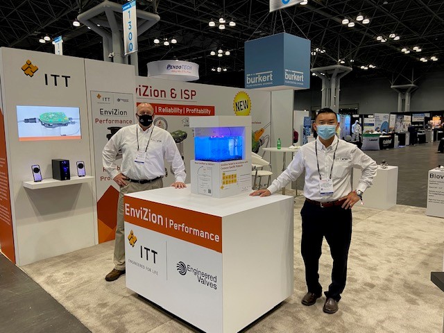 ITTEngValves's tweet photo. Our sales and engineer team is back for it on the final day of the INTERPHEX show in New York City!  Thank you to all of our customers who have joined us so far!  #innovation #tradeshow #technology #interphex2021 #interphex2021 #engineering #solutions https://t.co/Fi0T1X1IoT
