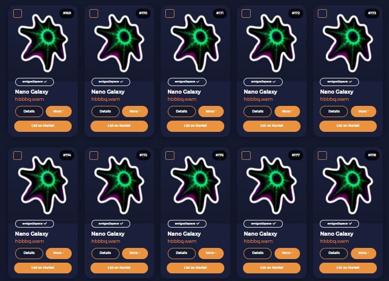 Show Ur Love to amigos2space 💞

WIN 10 Nano Galaxy #NFTs for 10🏆

👉Follow <a href="/NoName4AmiGo/">AMiGO</a>, <a href="/reremaru/">Reinhard Renoviandri</a>, and ME
👉RT+ Comment #WAX Adrs + Tag Friend
👉Join TG : bit.ly/3nh8G7B
👉END in 2 Days GL 🎉

🍻Check Drop here👉bit.ly/3niQWH0

#NFTGiveaway #NFTart <a href="/WAX_io/">WAX</a>