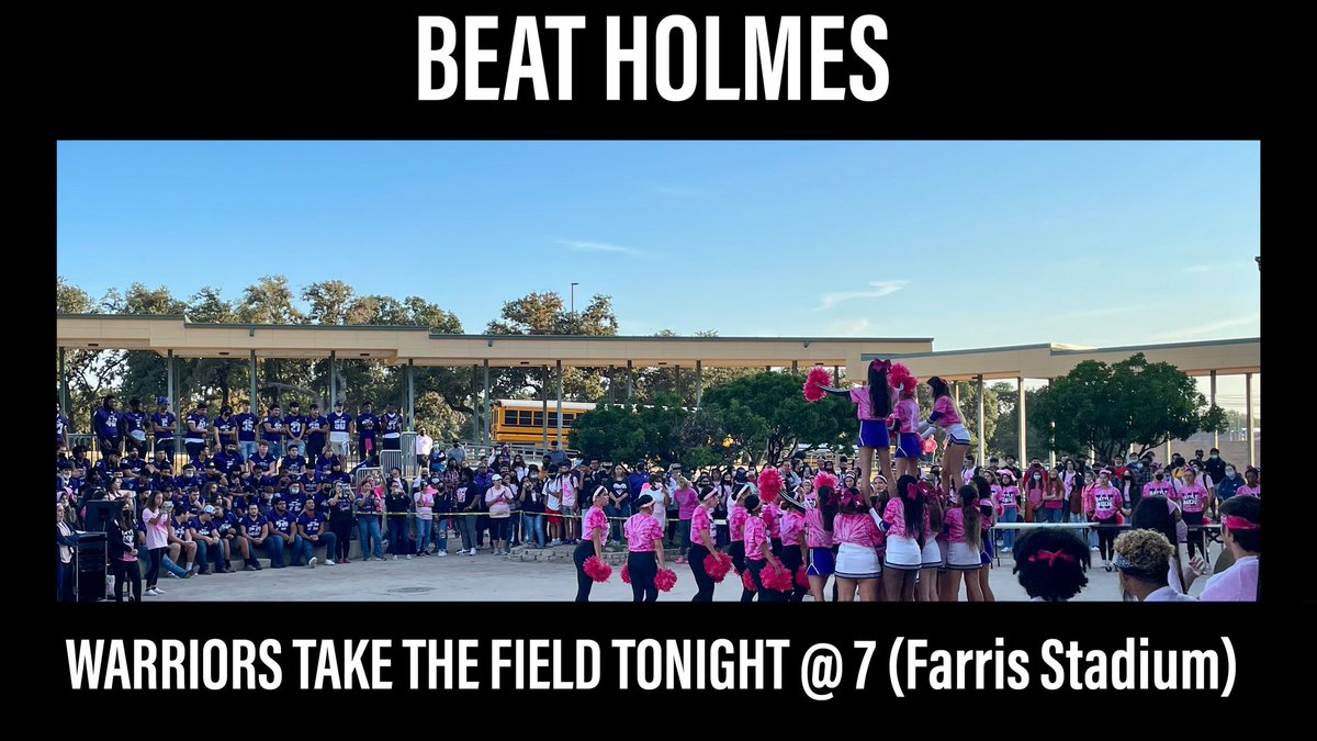 WarrenNisd's tweet photo. WARRIOR NATION…SHOW UP &amp; SHOW OUT! https://t.co/yl1yS10Q8A