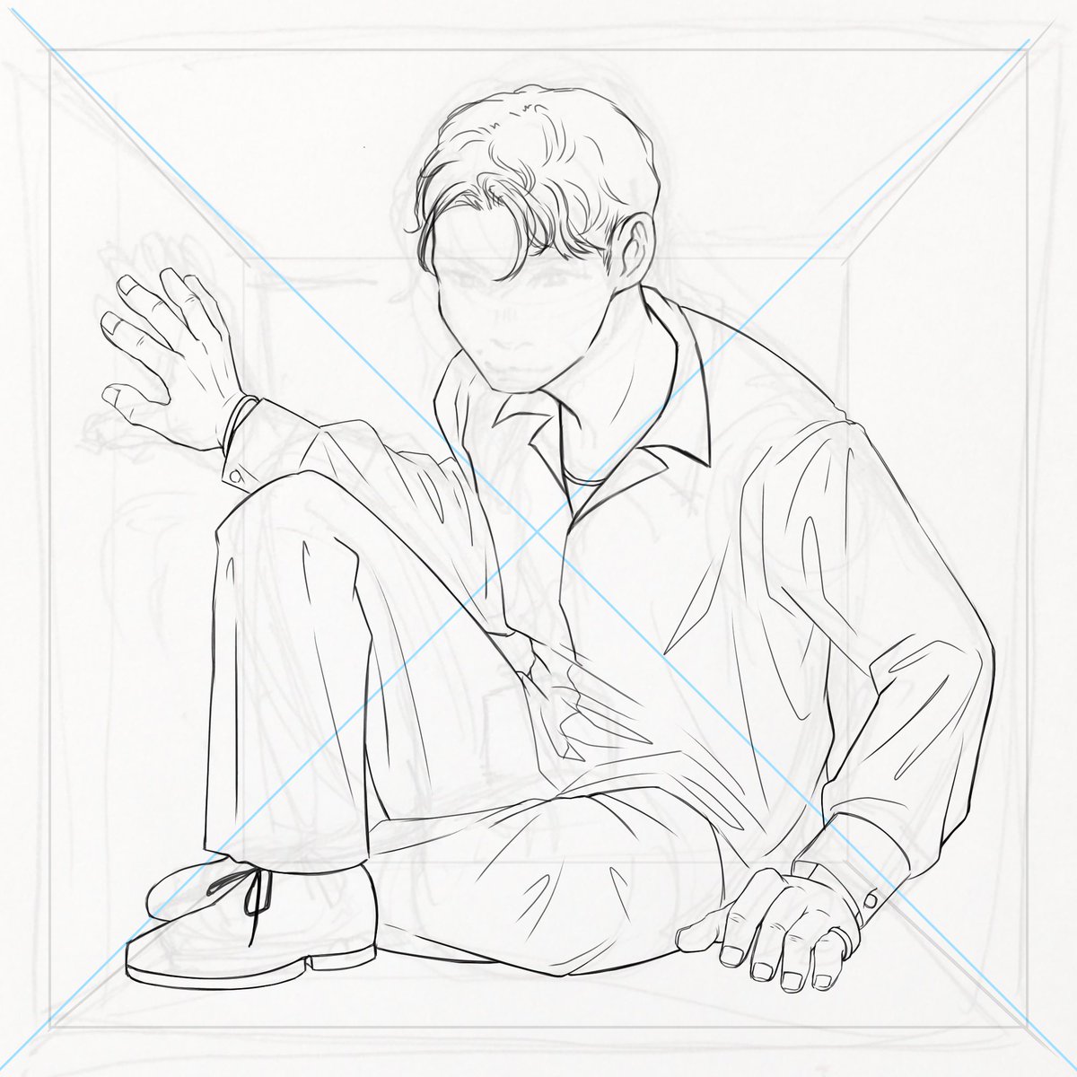 ここまで描いてたけど、変更せざるを得ないわ…軌道修正するわ 