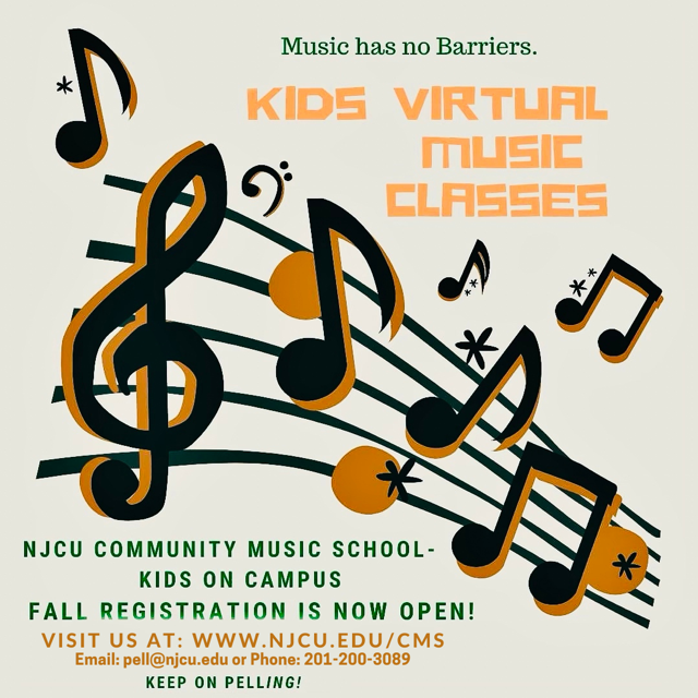 NJCUPELL's tweet photo. Let's embrace the music. NJCU is now providing children with the opportunity to practice music skills (🎹,🎸, 🎤...) in a safe, virtual environment!!!  Go to the link in our bio to learn more!!!! 

CLASSES START ON NOV. 6TH!!!

#virtualclass #music #kids  #instrumentals https://t.co/Eyvn5n23yX