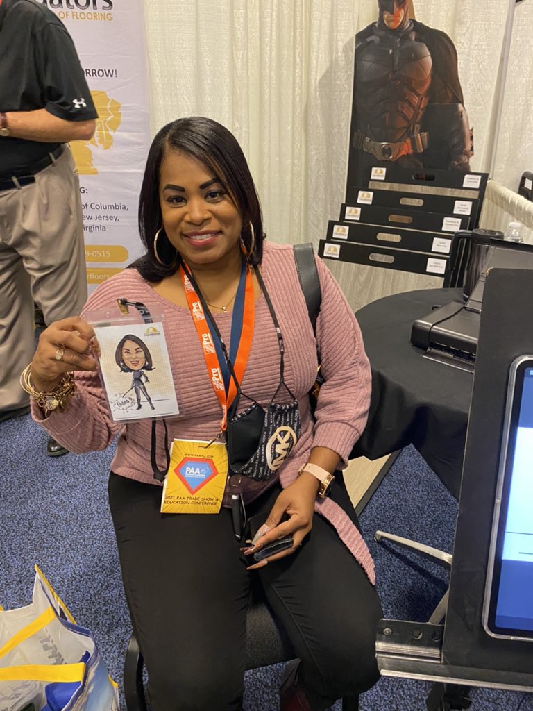 cwflmd's tweet photo. We’ll be doing superhero caricatures all day at booth #38! 🦸‍♀️ @PAA_HQ https://t.co/1p5EUV7g1j