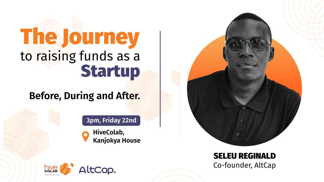 hivecolab's tweet photo. Join us tomorrow as Mr. Seleu Reginald, an investment professional, entrepreneur and ecosystem builder takes us through the journey of raising funds as a startup. All SOPs to be observed at the event space. #StartupCommunity https://t.co/GdwVtPCEpf