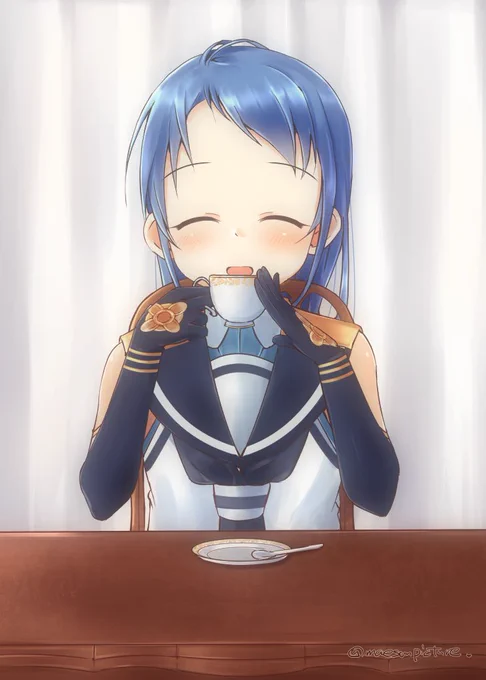 五月雨ちゃん至福のひと時 