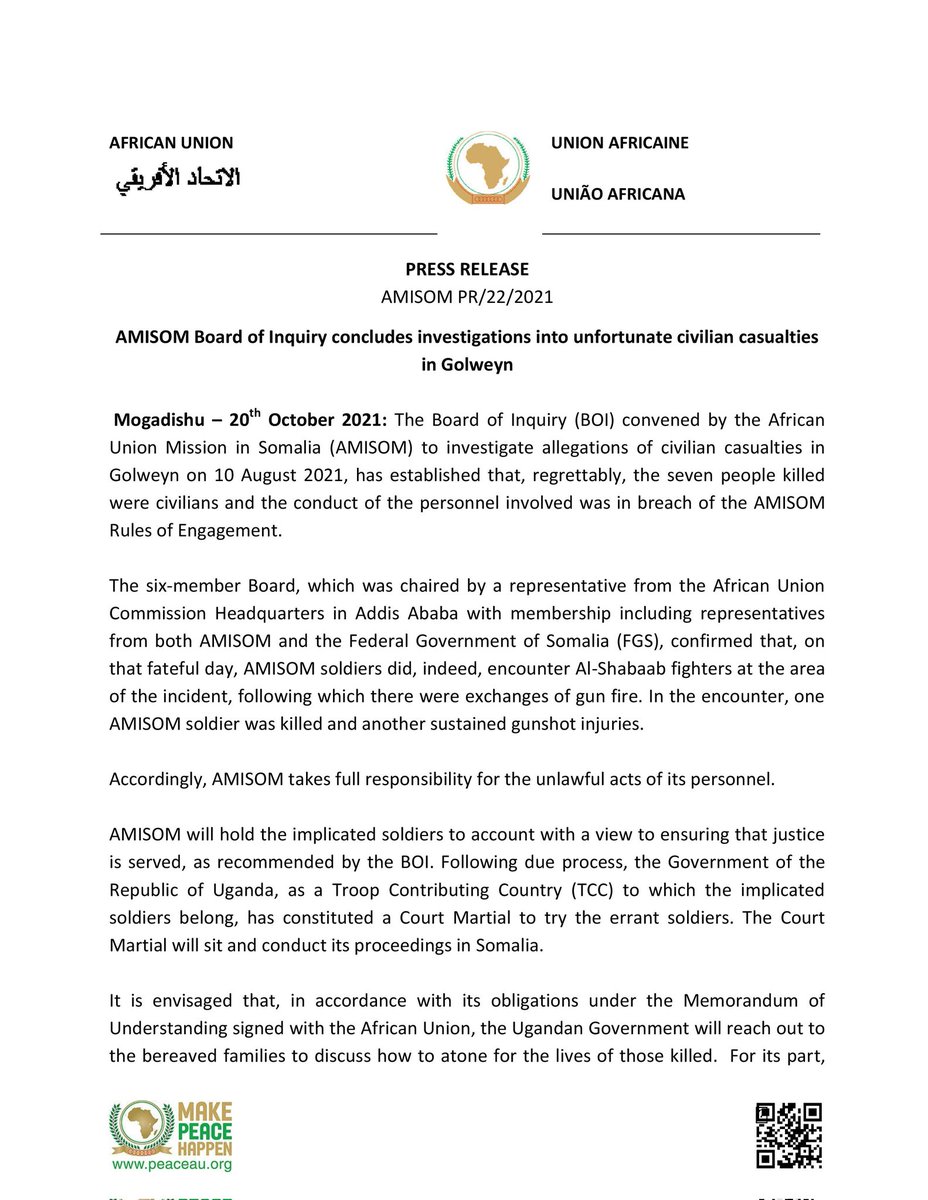 Ministry of Defense of Somalia tweet media