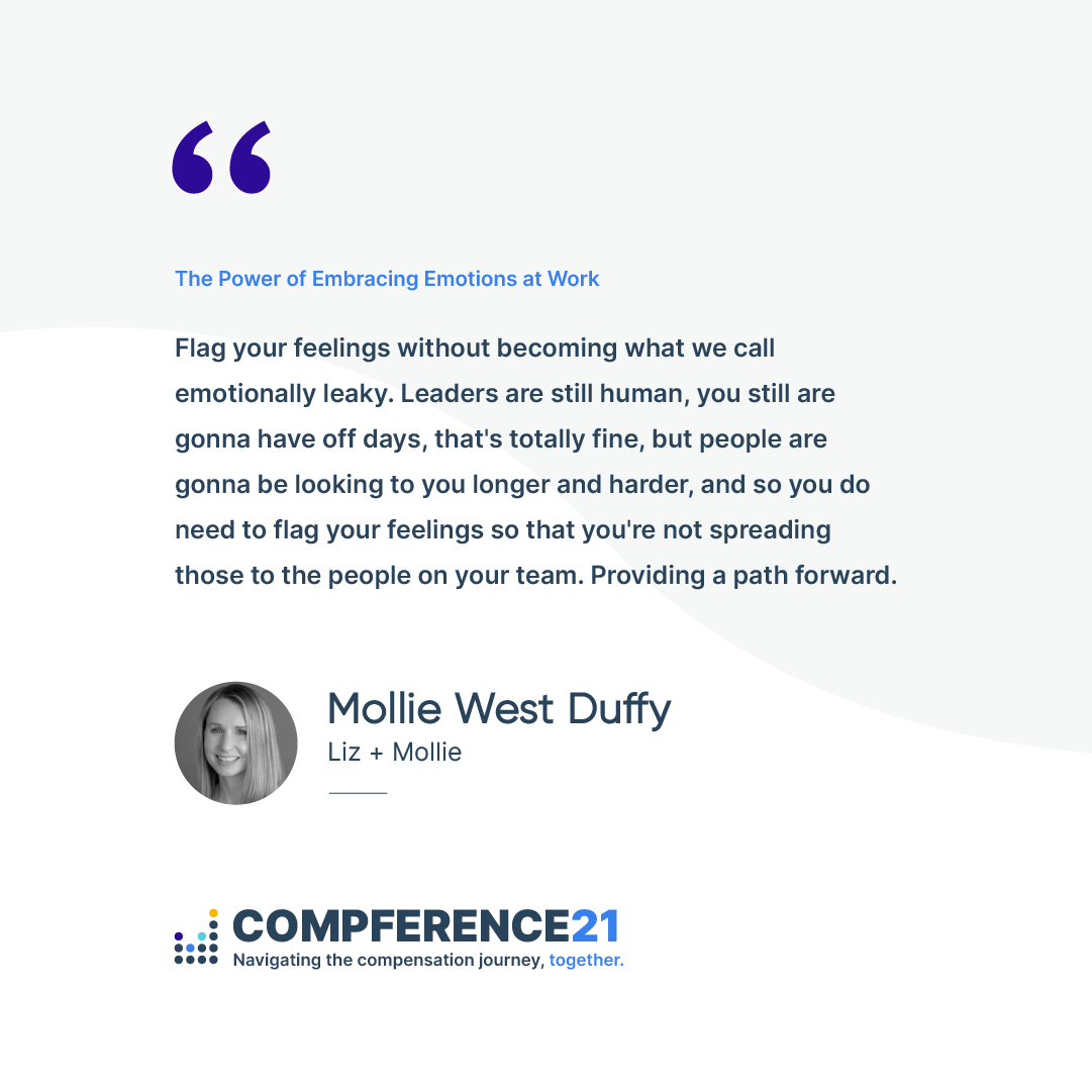 payscale's tweet photo. Setting the tone for Day 2 of #Compference21 with sound advice from @WSJ best selling authors @lizandmollie' Keynote, The Power of Embracing Emotions at Work. #NoHardFeelings https://t.co/03NIctCPX2