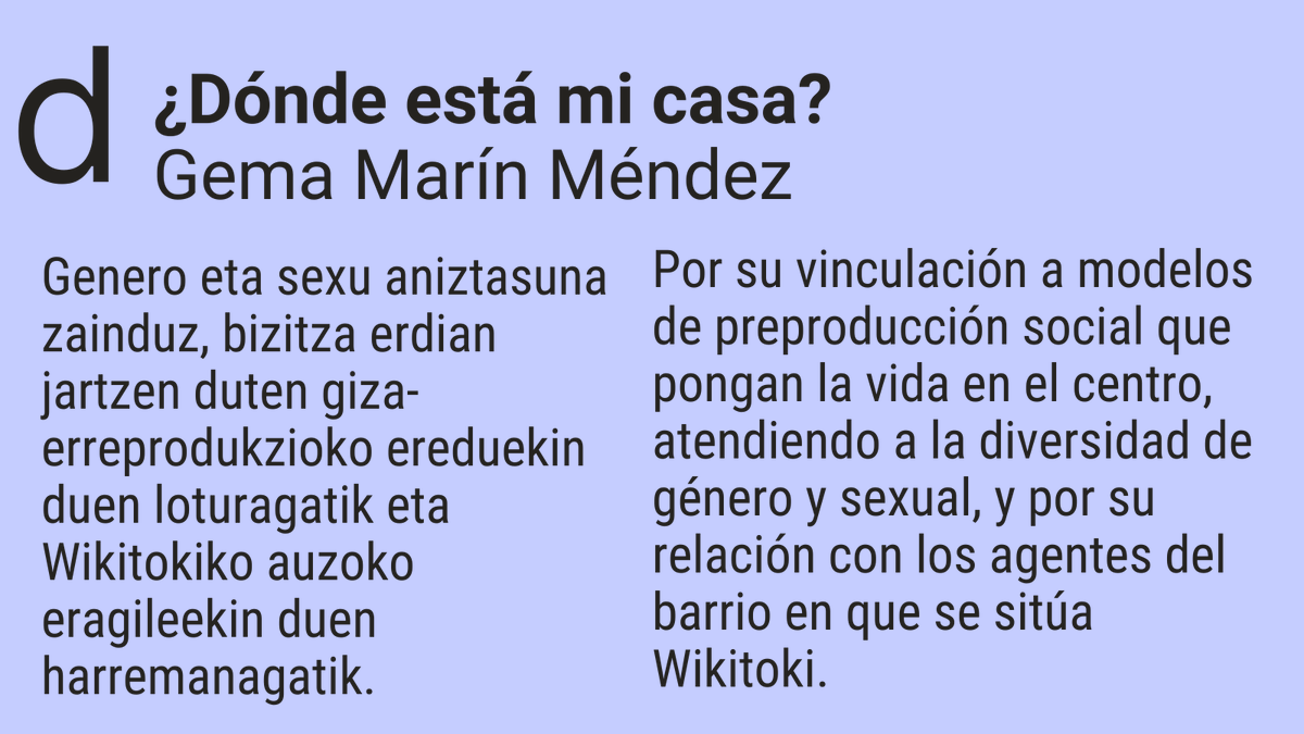 wiki_toki's tweet photo. ¡Ya tenemos las residencias #WIKIRIKI 2021-22!
4 proyectos que exploran lo colaborativo desde perspectivas muy diferentes: el juego, las basuras, los saberes comunes… ¿Quieres conocerlos? 
https://t.co/2UMZS629uS
#wikitoki #bilbao https://t.co/6vf2XeFcAz