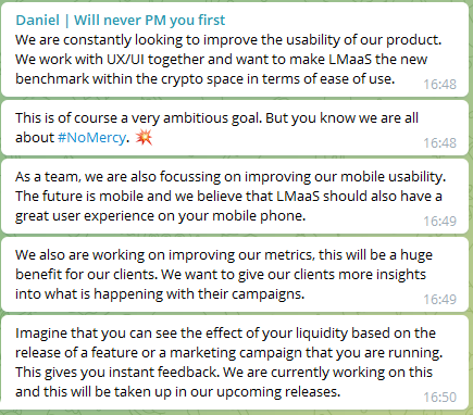 X1X1XXXXXX1XXXX's tweet photo. Upcoming LMaaS features ๐ฅ๐ฅ $ALBT #LMaaSweek https://t.co/nxS2TWEgM7