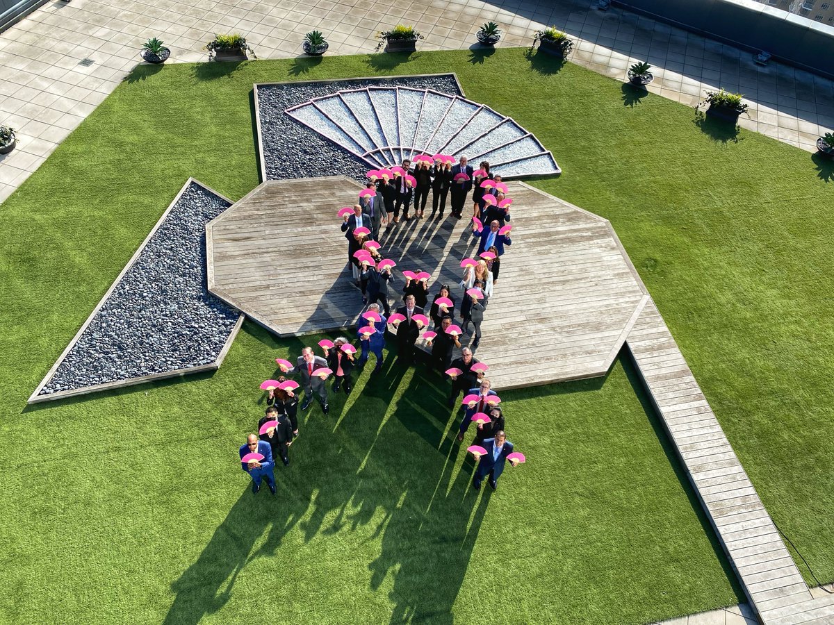 MO_HOTELS's tweet photo. #MOGoesPink for Breast Cancer Awareness Month - from human ribbon challenges to rosy sweet treats, join us at MO throughout October as we host a range of pink-themed activities in support of a fantastic cause. Visit our hotels' Instagram accounts to learn how you can participate https://t.co/kXmXsQEGr4