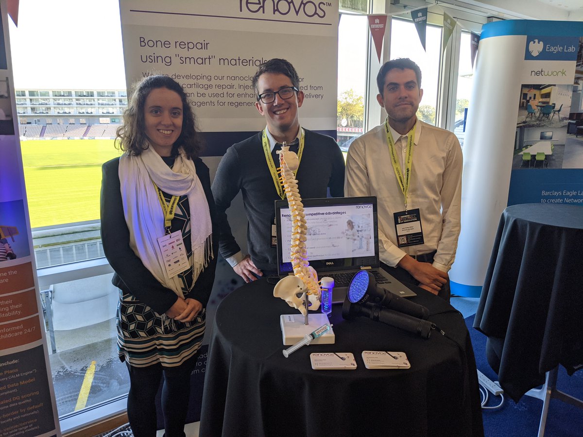 renovos_uk's tweet photo. Just found out that we won 2nd place in the Innovator of the Year award at VentureFest South 2021! We're thrilled :) 

 #VFS21  #nanoclays #regenerativemedicine https://t.co/jO6vfJcDUf