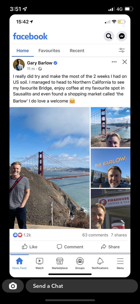 Jack16edwards's tweet photo. No way, my mum thought  @GaryBarlow was at South Queensferry.. 😂😂 https://t.co/04vQRzma89