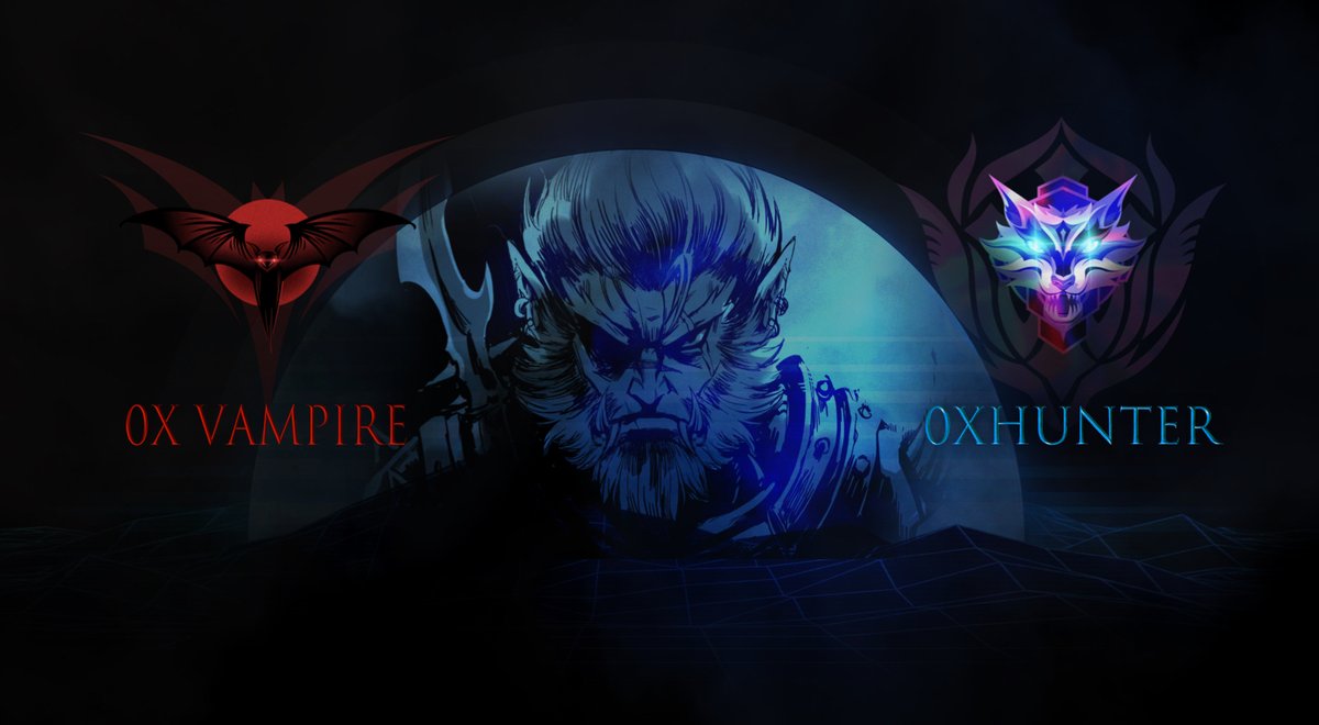 0xVampireNFT's tweet photo. 🦠0xVirus continues to spread rampantly.#0xVampire can no longer resist their lust for blood. Chaos ensues, darkness shrouds.
🧙‍♀️To restore order to the Metaverse, #0xHunter shows up. They come from different backgrounds, but all are fighting for one goal, to eradicate 0xVampires. https://t.co/aHekTcEuio