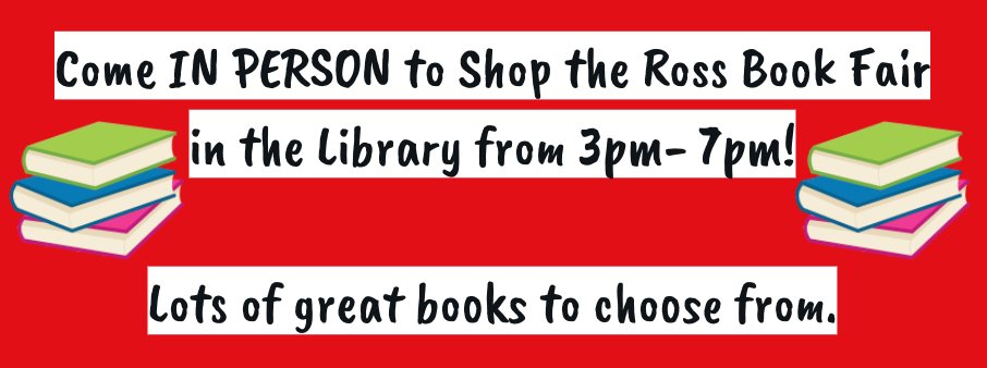 StrachnLMS23's tweet photo. Ross Book Fair #RossPride #Proud2BD23 @PHSD23 @D23Ross @StrachnLMS23 https://t.co/8agRD1cZxj