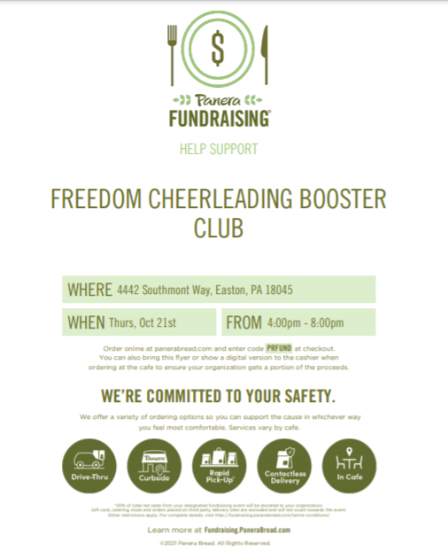 Freedom Cheerleading Booster Club tweet media