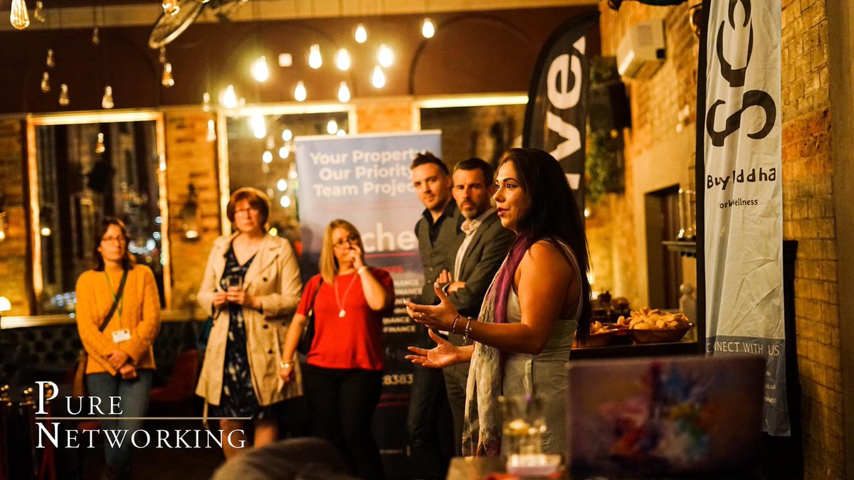 PureBmth's tweet photo. And we are back in the room!! 👀💥

.....The Relaunch of The Monthly Meeting was incredible! What a night - you could hear the buzz of business being done. 🔥🔥

Our next event is coming up! Check the link below…

Tickets are on sale now - https://t.co/x2OhYdrdr5 https://t.co/qtLa9BkzM6