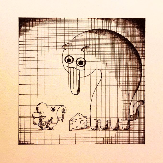 「エサさがし」 