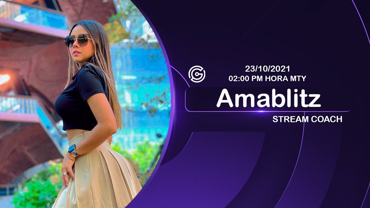 germisse's tweet image. Me complace mencionarles que la señrita @amablitz estara presente en #StreamCoach el dia sabado 23 a las 2:00 P.M. HORA MTY.
Encantado de tenerla presente con nosotros.
#streamcoach
