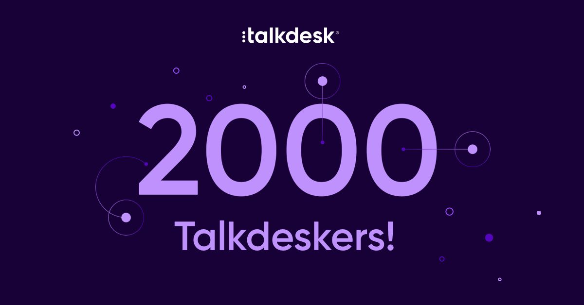 Wow Congrats to <a href="/TTPaiva/">Tiago Paiva</a> <a href="/Talkdesk/">Talkdesk</a> on crossing 2,000 employees!!

From 5 in 2014, and 1 in U.S.