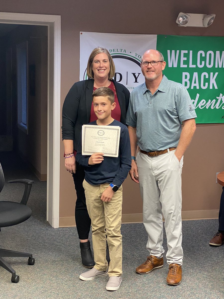 Congratulations to Clark Egan - DES Student of the Month for October!
#WeArePDY