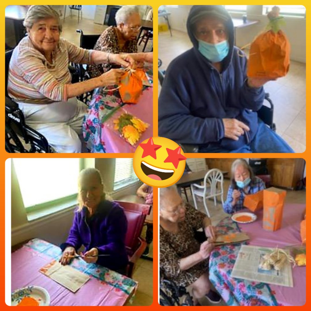 SunnyHillsALF's tweet photo. Fun Fall Crafts, Sunny Hills Assisted Living https://t.co/mjU3NJH4RS