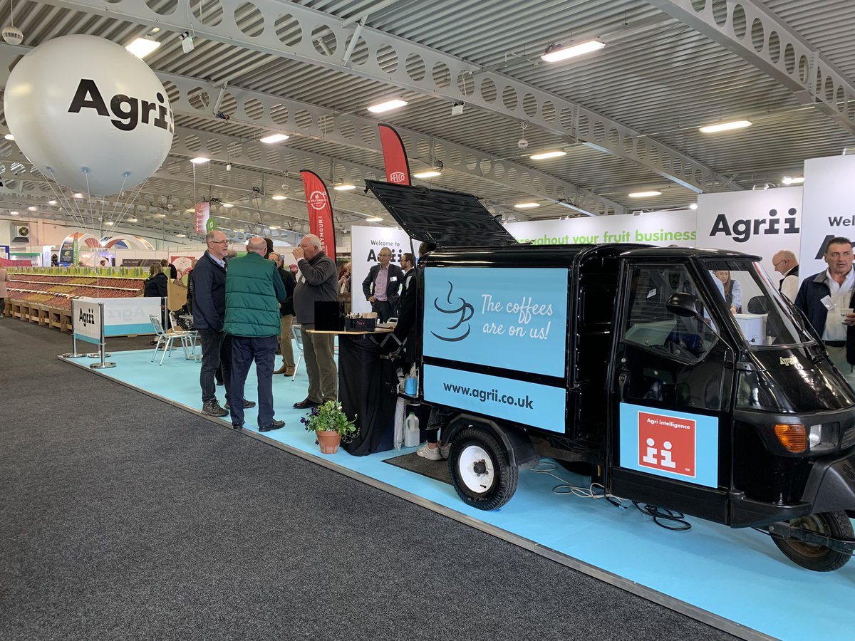 We’ve had a great few days with the @agrii_uk team on their stand at the @nationalfruitshow in Kent 

#nationalfruitshow #nfs #agrii #coffeevan #exhibitioncoffee #kentshowground