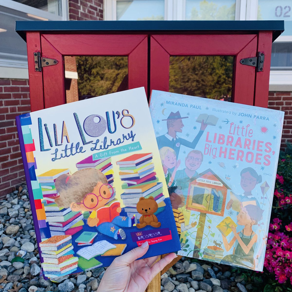 literacyparty's tweet photo. We have been reading some great books about Little Free Libraries the last few weeks! #comingsoon @LakeHiElem @LakeHiPTA https://t.co/fV7SbquvLf