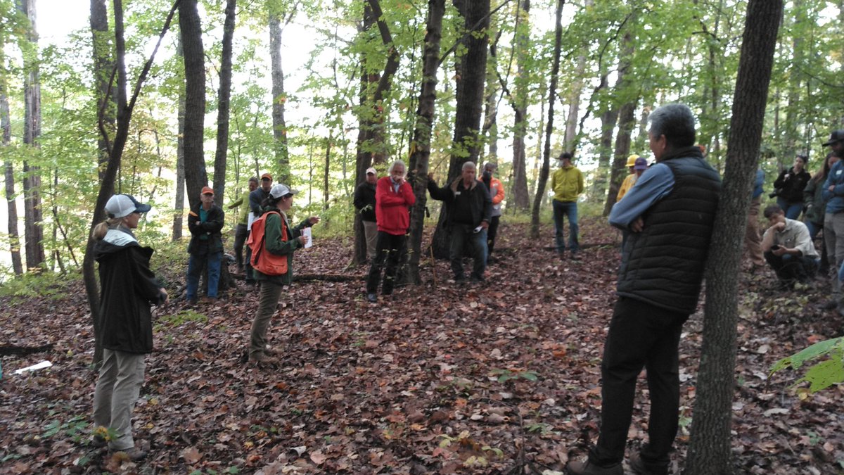 Great fall weather today for the UT FRREC Woods and Wildlife Field Day featuring programs on pollinators, forest measurements, forest carbon, and family forest landowners.