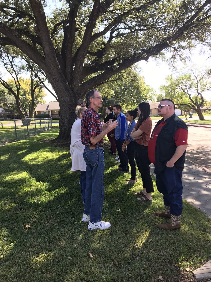 ladonnaschwab's tweet photo. CFB Secondary Math teachers discussing thoughts by “folding the line”.  #WeAreCFBMath #TogetherWeRiseCFB @drdanawest @garveyt1 @DrChapmanCFBISD https://t.co/2lVHSPfvp5