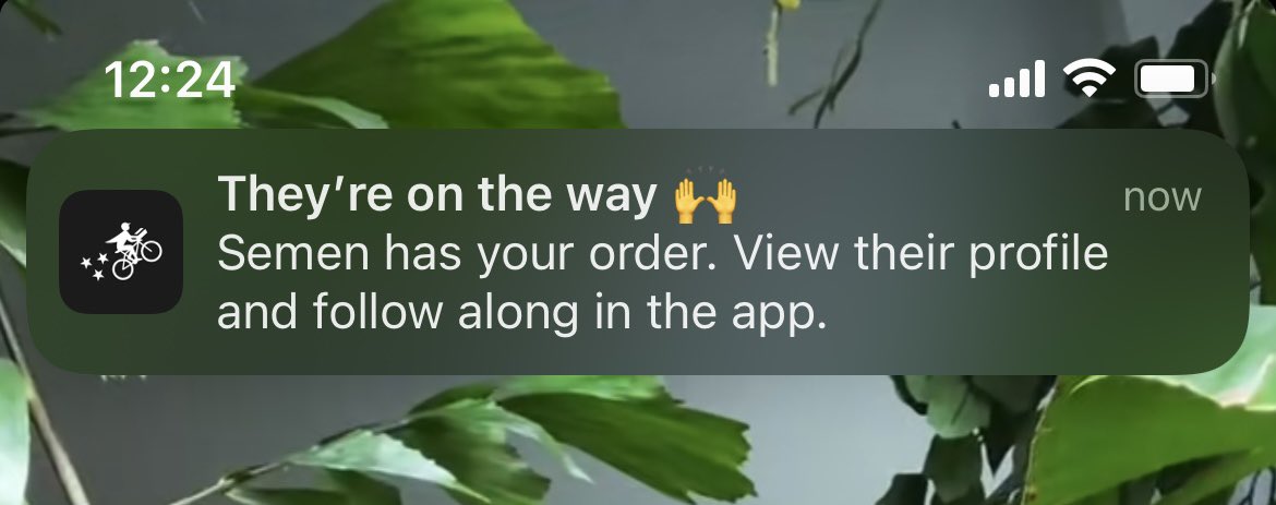 sumofyum's tweet photo. When it’s been 2 years since you’ve had sex and postmates cums to the rescue 💦 https://t.co/J08RbNoqBv