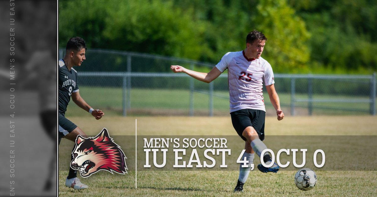 iueredwolves's tweet photo. ⚽️🐺 The #iueast men's soccer team wins RSC match on the road. 🐺⚽️

📰 https://t.co/B4IEJm0MAy

#RedWolfNation @RedWolvesMS @RiverStatesConf https://t.co/QQjN8ZIlsr