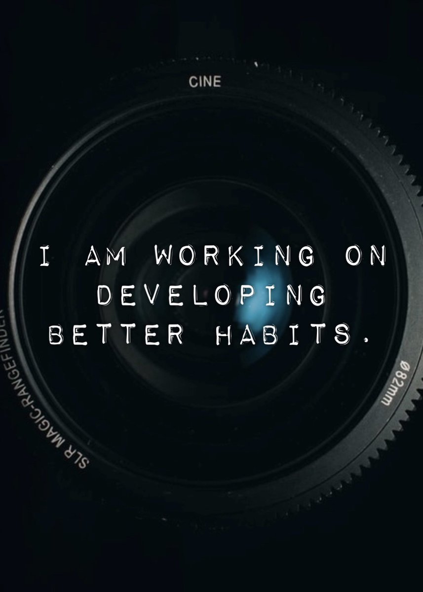 DlindzProd's tweet photo. I am working on developing better habits.
#MotivationalLindz https://t.co/8ClnUB753d