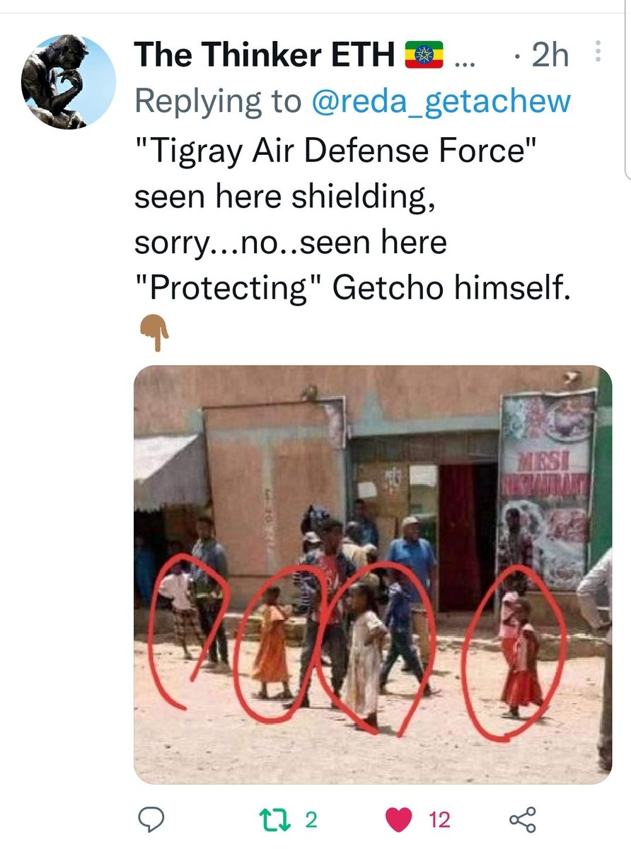 Henock59148645's tweet photo. @ArayaTesfamari1 @reda_getachew This explains Getachew Reda's or Tigray Air Defence as the father of lie names it.
#hell2getachewreda #helltogetachewreda #deathtokillergetachewreda https://t.co/eHbA8vua8N